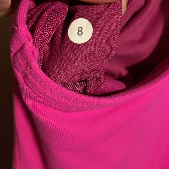 Lululemon Power Y Tank Sz 8 Paris Pink 862 - Picture 4 of 4
